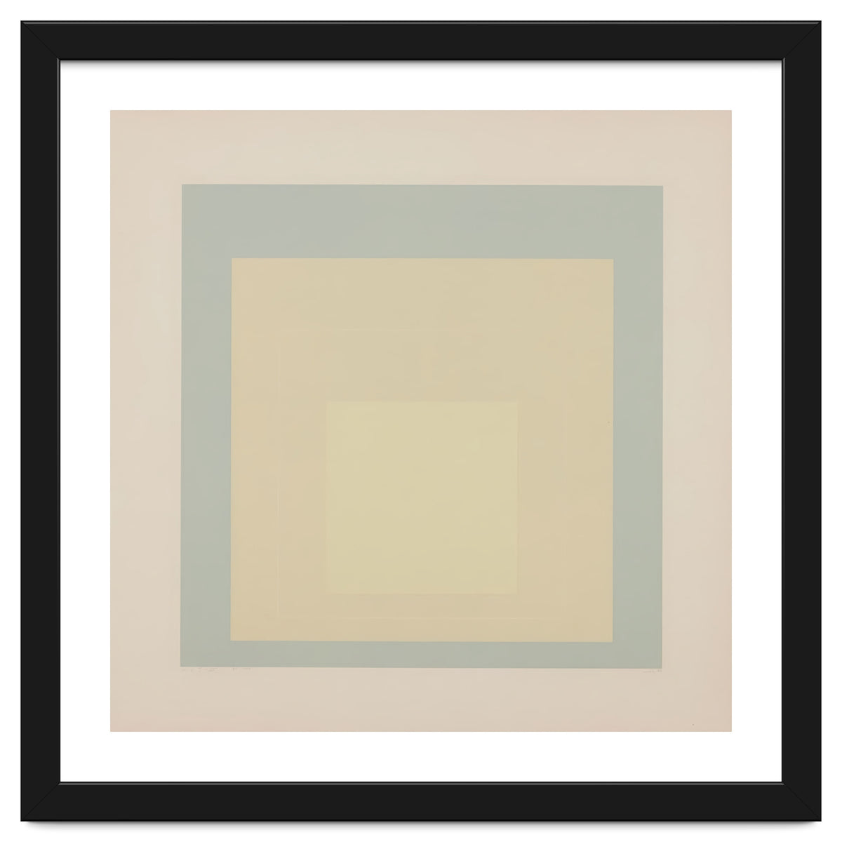 JOSEF ALBERS - HOMAGE TO THE SQUARE