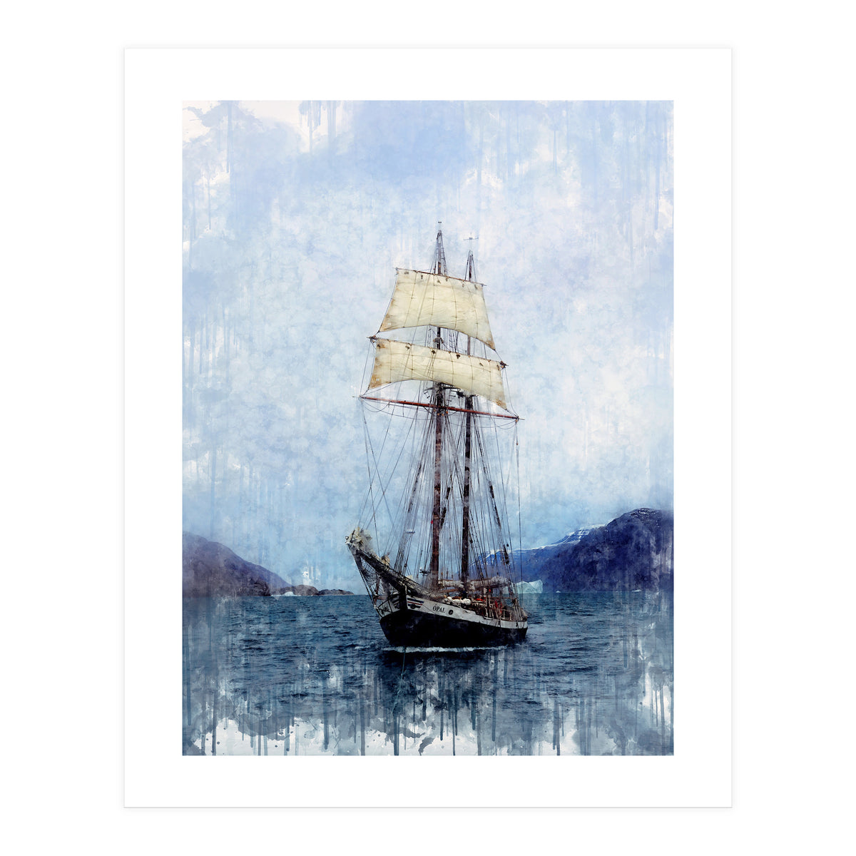 strong determination to start the ship's adventure (Print Only)