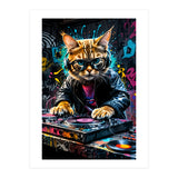 Cat Dj music (Print Only) thumbnail