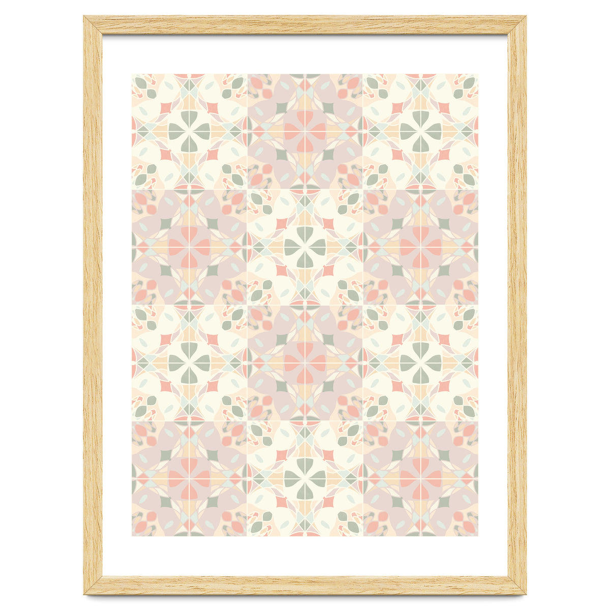 Stained Glass Pastels Tiles