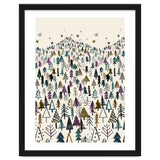 Mountain Forest Trees Winter thumbnail