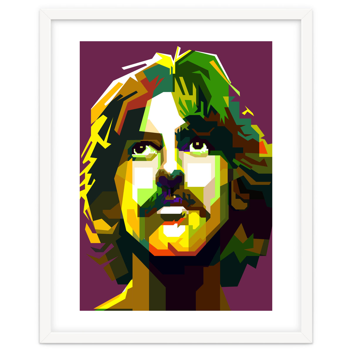 George Harrison The Beatles Pop Art WPAP