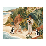 Penguin Friends By The Sea (Print Only) thumbnail