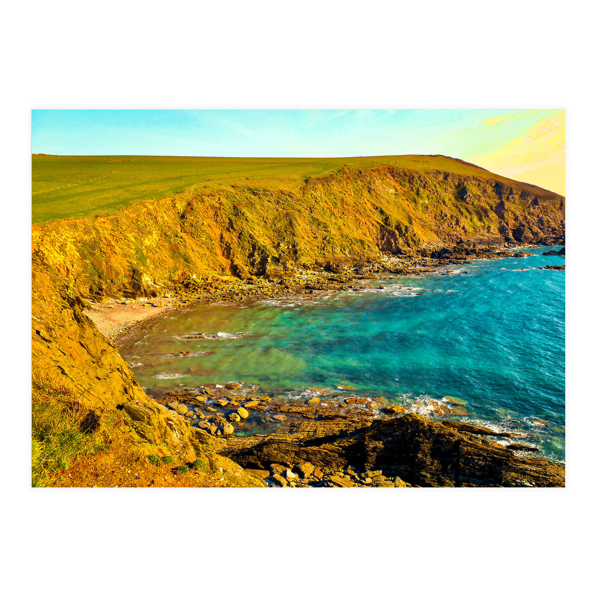 Devon cliffs (Print Only)
