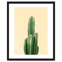 Tall Cactus, Minimal Desert Saguaro Art