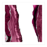 Burgundy & Silver Agate Texture 06  (Print Only) thumbnail