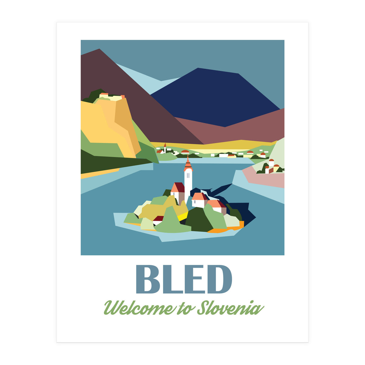 Bled, Welcome To Slovenia (Print Only)