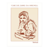 Young Girl Leaning On A Windowsill – Rembrandt Harmenszoon Van Rijn (Print Only) thumbnail