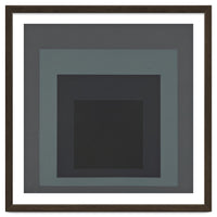 JOSEF ALBERS - HOMAGE TO THE SQUARE BLACK GREY