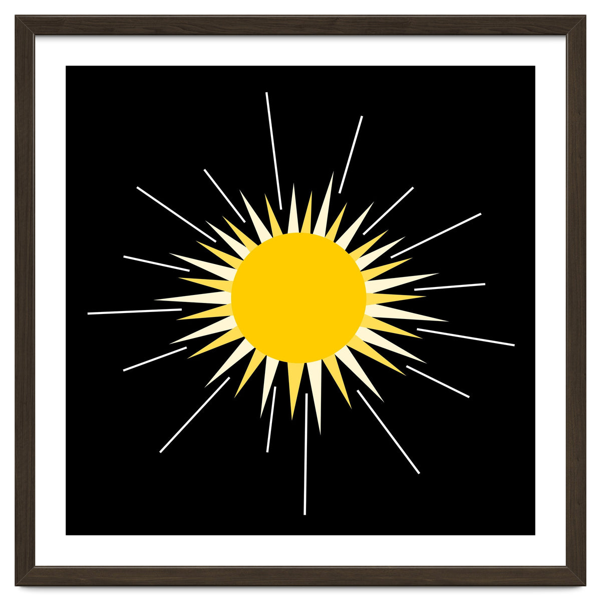 Yellow Bright Radiant Shinning Sun