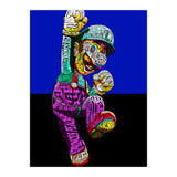 Mario Luigi Typo Style Cartoon Pop Art (Print Only) thumbnail
