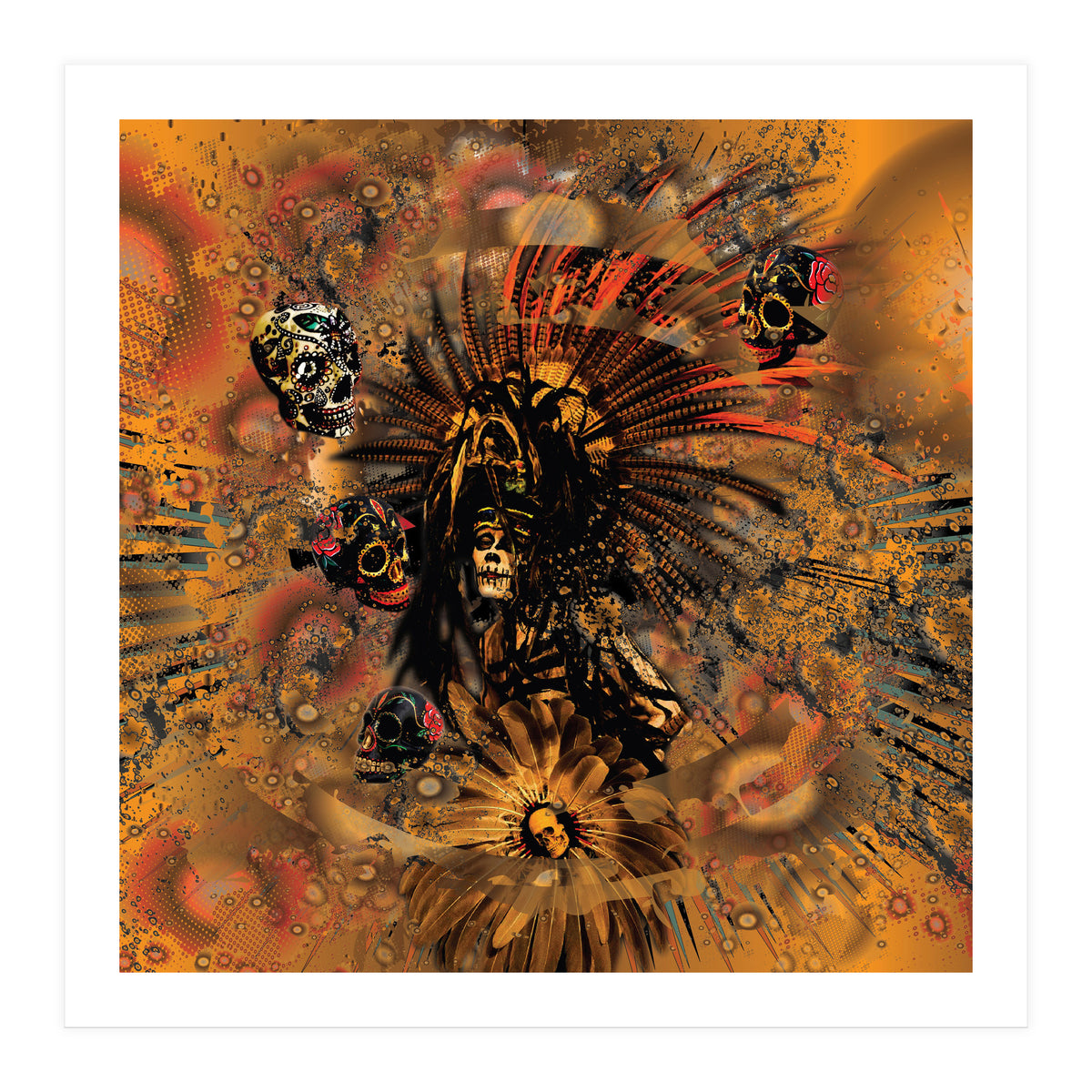 Day Of The Dead (Print Only)