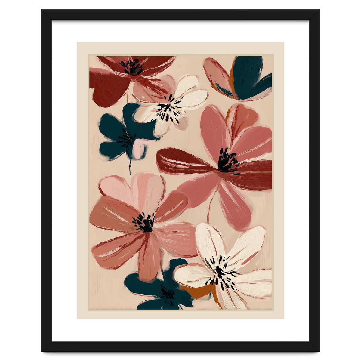 Blush And Wine Blossoms III