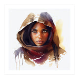 Watercolor Tuareg Woman #3 (Print Only) thumbnail