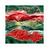 Christmas Glitter Agate Texture 04  (Print Only)