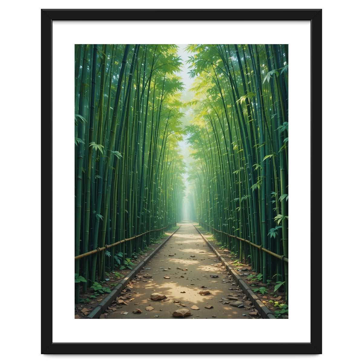 The Emerald Path: A Sun-Drenched Journey