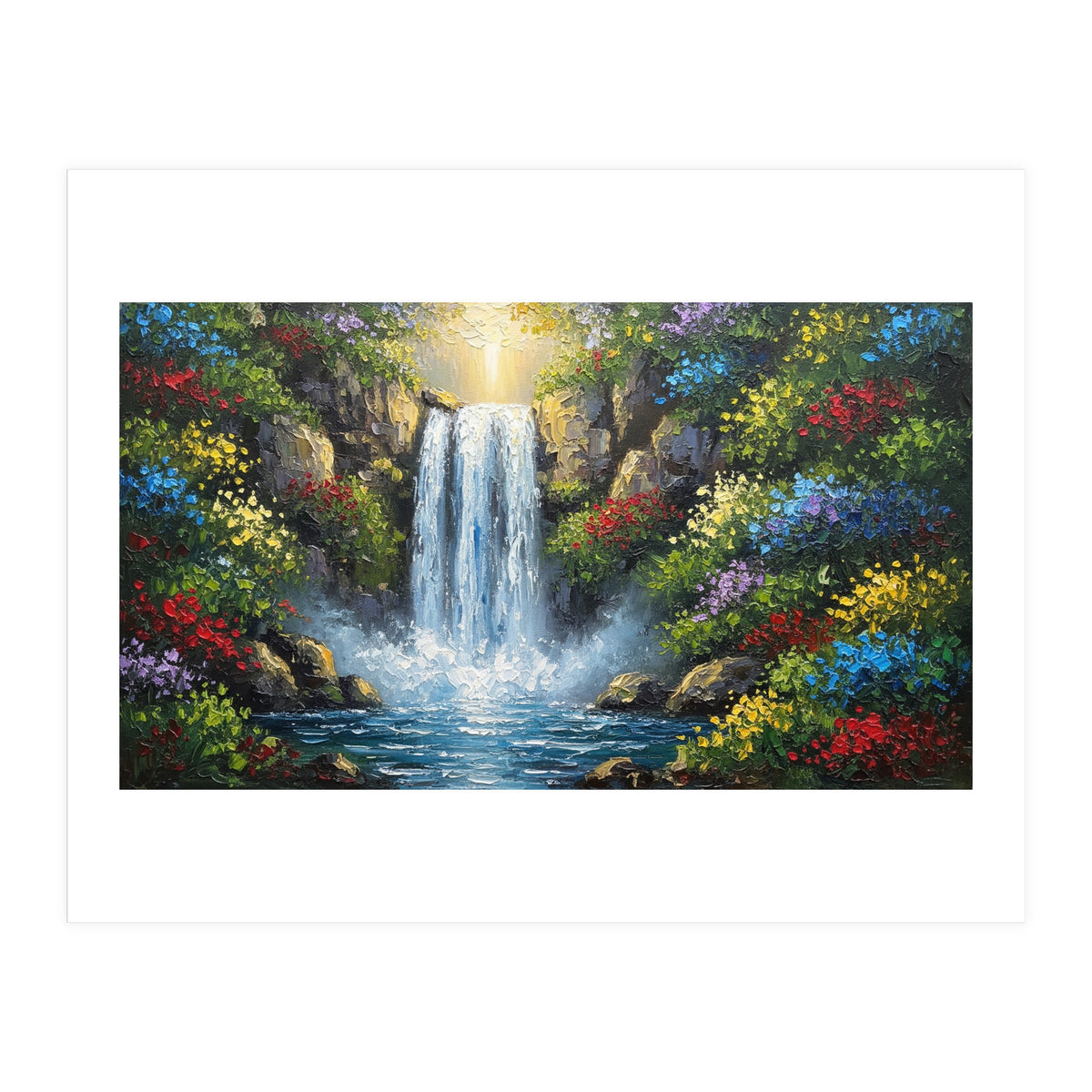 Enchanted Cascading Garden (Print Only)
