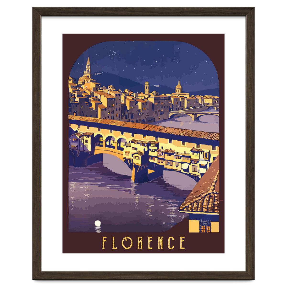 Florence At Night, The Bridge