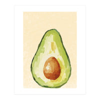 Avocado Half, Fresh Food Kitchen Art (Print Only)