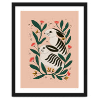 Hares Among Flowers