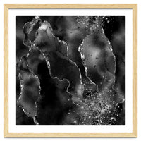 Black Glitter Agate Texture 08