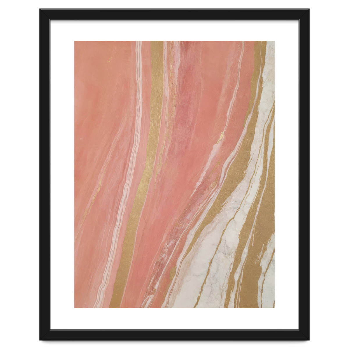 Blush Marble With Gold