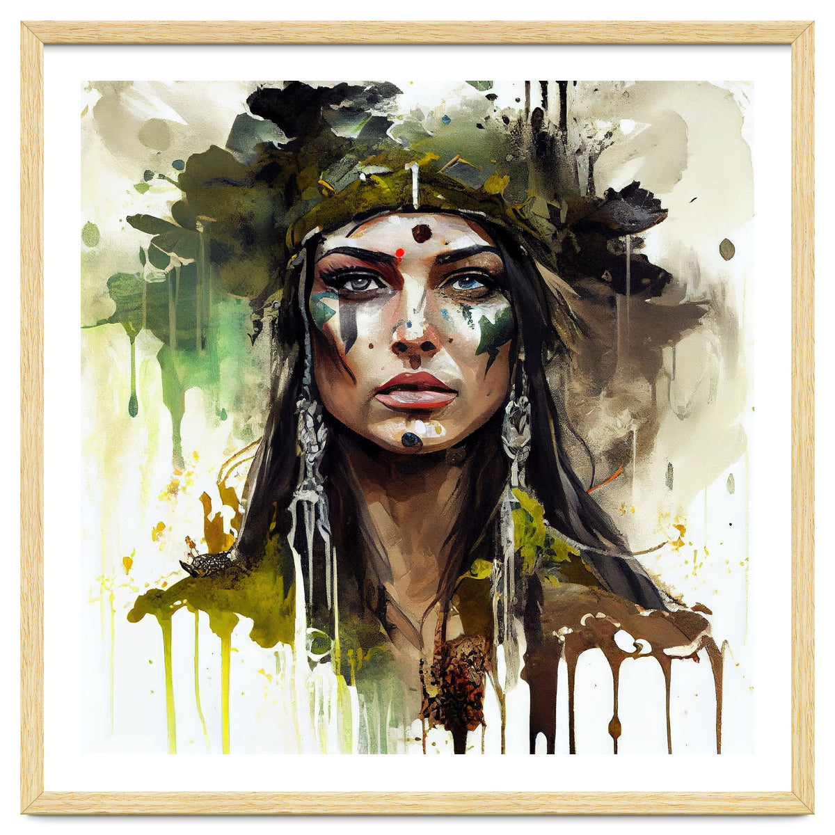 Ceremonial Druid Warrior Portrait