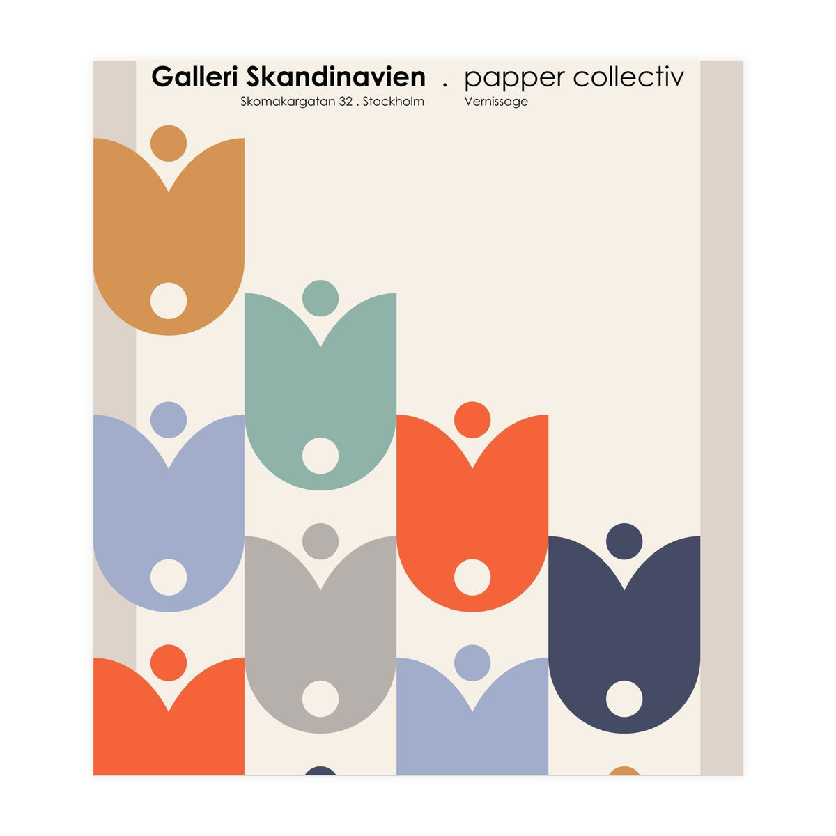 Stockholm Galleri Skandinavien Art Exhibition Poster (Print Only)