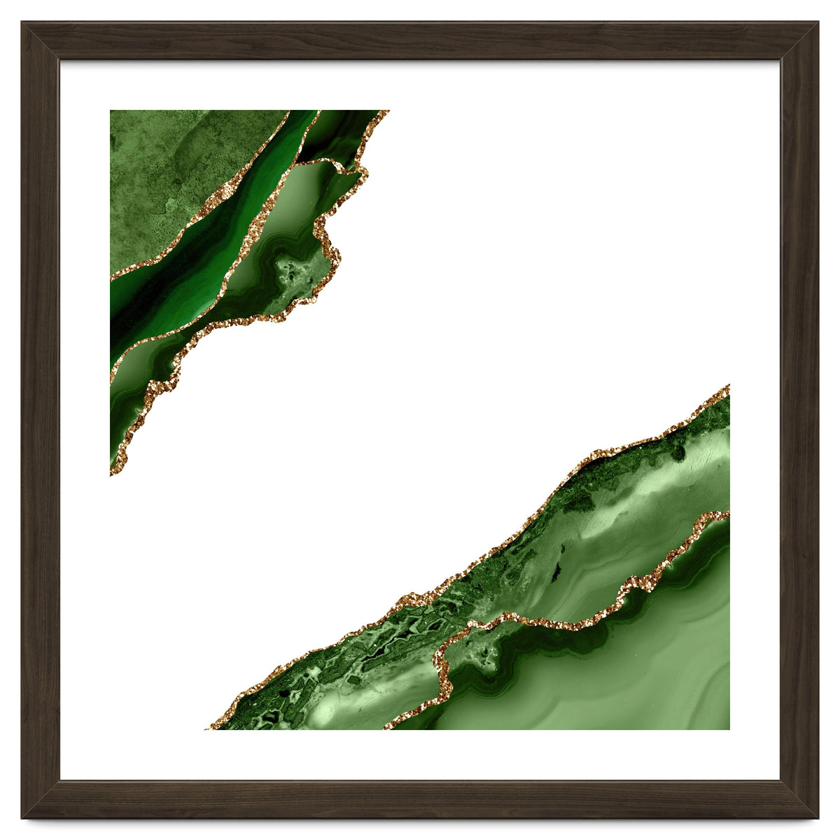 Green & Gold Agate Texture 19