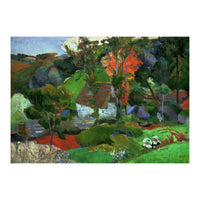 Paul Gauguin / 'Aven running through Pont-Aven', 1888, Oil on canvas. (Print Only)