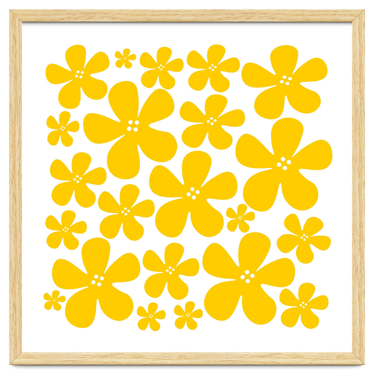 Yellow Flowers Pattern