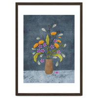 Moody Floral Vase