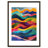 Abstract Rainbow Rolling Hills Landscape thumbnail