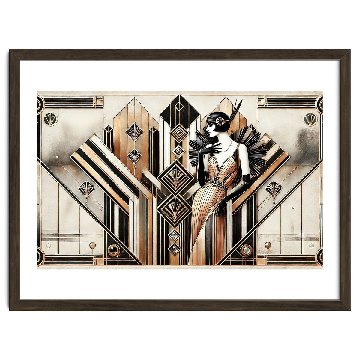 Gatsby Glamour Art Deco Scene