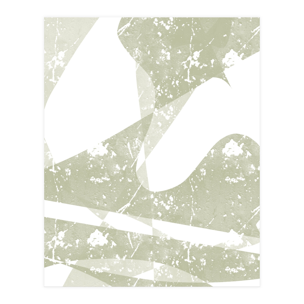 Sage Abstract Rhythm (Print Only)