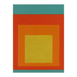 JOSEF ALBERS - HOMAGE TO THE SQUARE GREEN RED YELLOW ORANGE  (Print Only) thumbnail