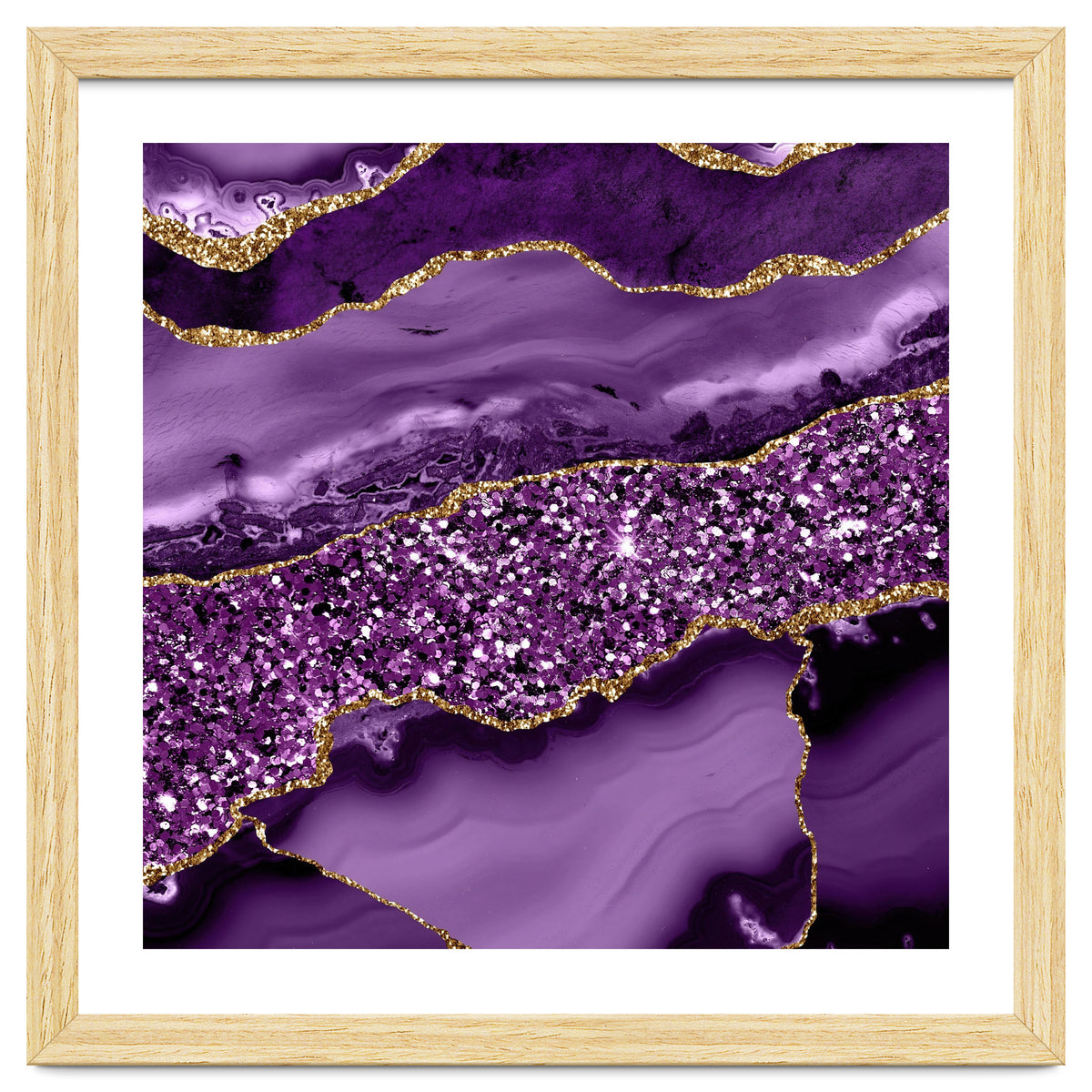 Agate Glitter Ocean Texture 02