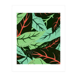 The Dark Jungle | Mystery Eclectic Forest | Maximalist Rainforest Nature Botanical Plants (Print Only) thumbnail