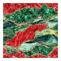 Christmas Glitter Agate Texture 03 (Print Only)