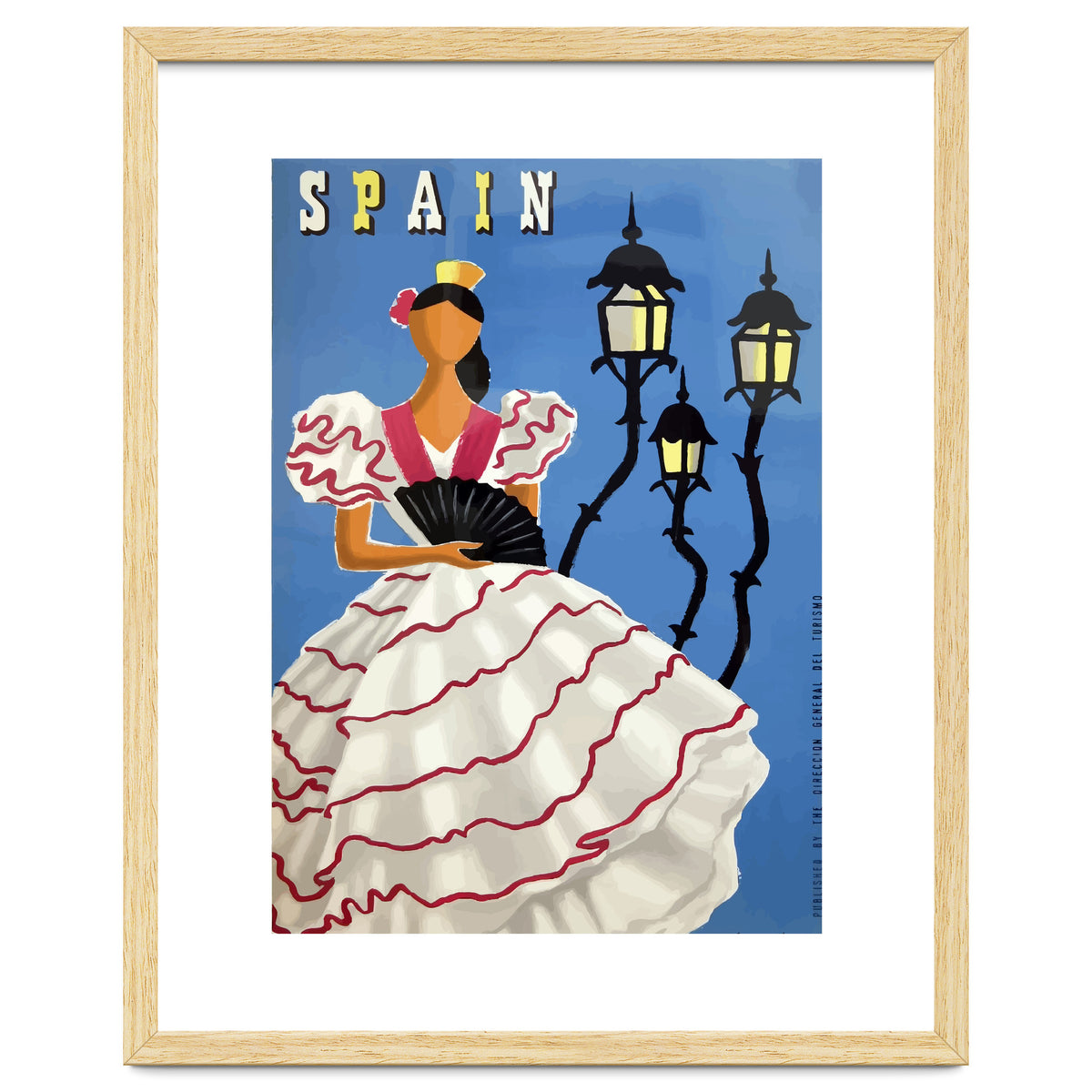 Spain, A Lady in Traditional Costume