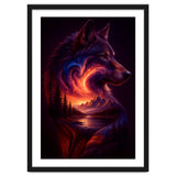 The Nebula Guardian Wolf of the Mountains thumbnail