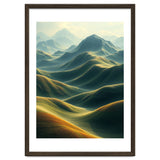 Ethereal Green Mountain Ridges Art thumbnail