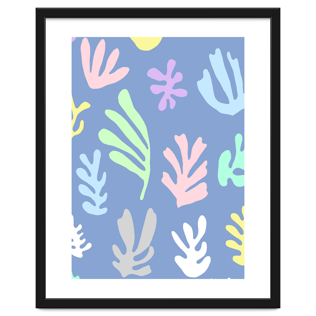Matisse Colorful Leaves Blue