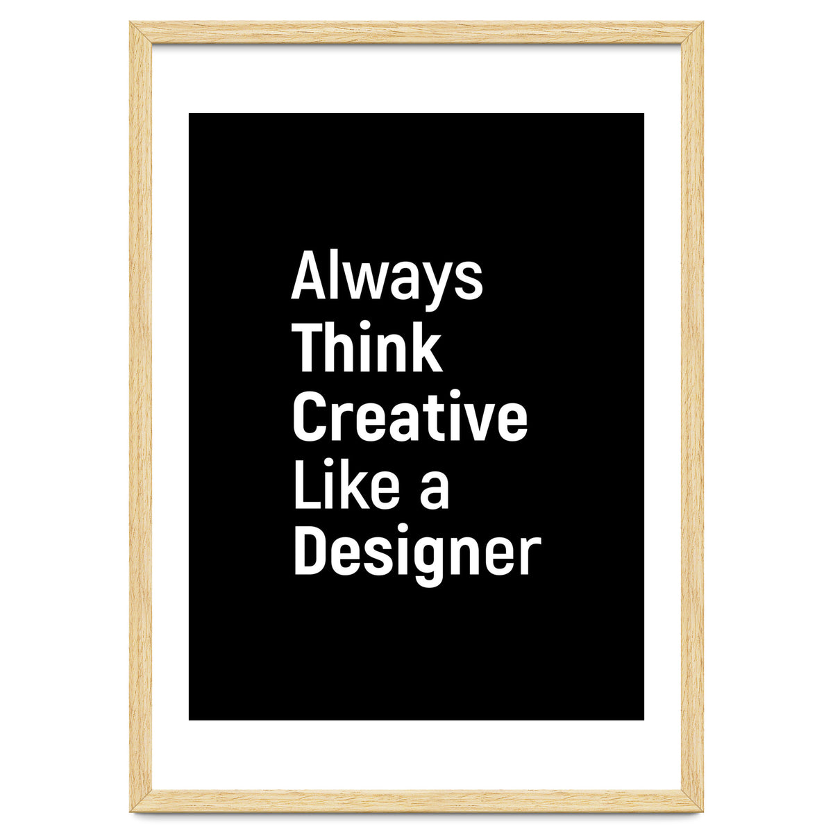 Always Think Creative Like A Designer