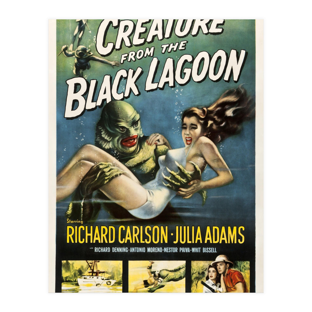 CREATURE FROM THE BLACK LAGOON (1954), directed by JACK ARNOLD. (Print Only)