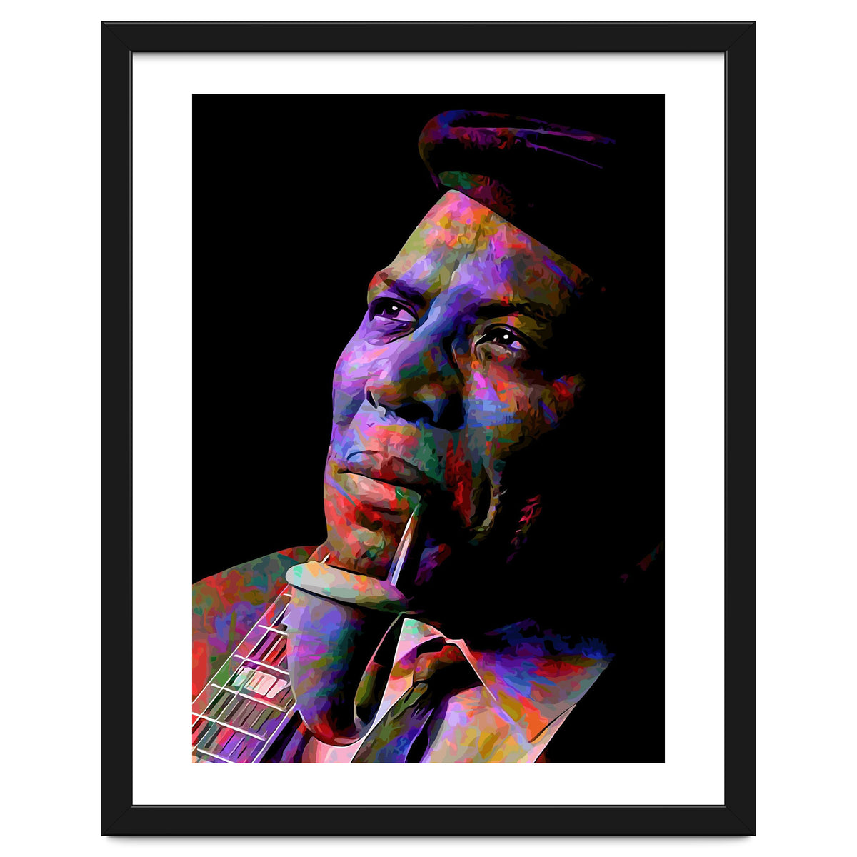 Howlin Wolf American Blues Musician Legend Colorful