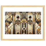 Art Deco Gold Geometric Pattern thumbnail