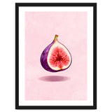 Fresh Figs, Watercolor Fruit, Mediterranean Still Life thumbnail