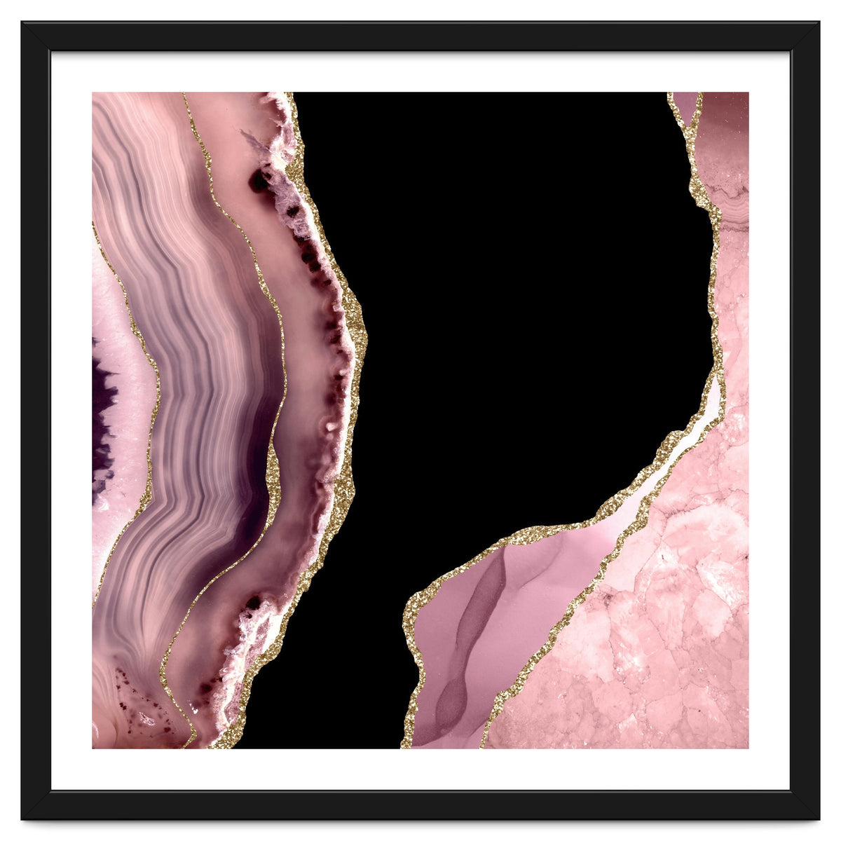 Blush & Gold Agate Texture 01