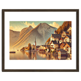 Vintage Hallstatt Poster, Austria thumbnail